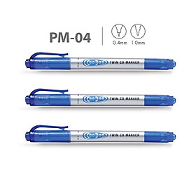 Bút lông dầu PM04 xanh (3 cây)