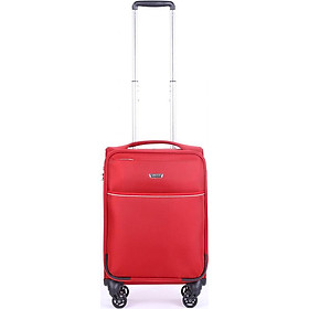Vali kéo vải du lịch sakos elite 4.5 - size xs / xách tay - khóa tsa - chống thấm, trượt nước