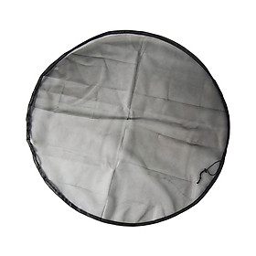Mesh Cover for Rain Barrels with Drawstring, Water Collection Buckets Tank Protector, Rain Bucket Netting Screen Cover for Outdoor Garden