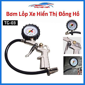 Súng bơm lốp xe có hiển thị đồng hồ đo TG-03