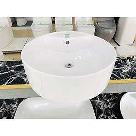 Mua Chậu rửa mặt lavabo để bàn AQ601  Hình tròn sâu  màu trắng  sạch đẹp