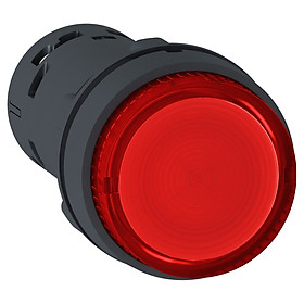 Nút nhấn có đèn XB7NW34M1 Schneider, NO, phi 22mm, Đèn đỏ 220V
