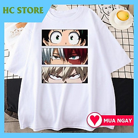 HOT Áo Phông Anime Manga My Hero Academia mẫu mới cực chât màu trắng