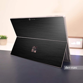 Mua Skin dán hình Aluminum Chrome đen xước cho Surface Go  Pro 2  Pro 3  Pro 4  Pro 5  Pro 6  Pro 7  Pro X