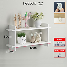 Mua Kệ Trang Trí Treo Tường Chữ Nhật Cách Điệu  Dễ Dàng Lắp Đặt Mà Không Cần Khoan Tường KEGODA Shelf