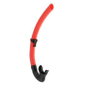 Diving Swimming Center Snorkel Full Wet Breathing Tube Mouthpiece Orange