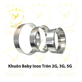 Mua  GIÁ CỰC SỐC  KHUÔN YẾN INOX BABY TRÒN 2G  3G  5G ĐẮP  SẤY VÀ ĐỊNH HÌNH TỔ YẾN- SET YẾN CHƯNG CHẤT LƯỢNG