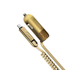 Mua Bộ Sạc Điện Thoại Trên ÔTô Remax RCC - 103 + Tặng Iring Táo - Chính Hãng