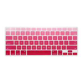 Tấm phủ bàn phím cho Macbook bằng silicon chống nước tuyệt đối màu Gradient Red