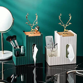 Mua Hộp đựng khăn giấy để bàn  văn phòng  gia đình  trên xe ô tô hình Hươu hiện đại