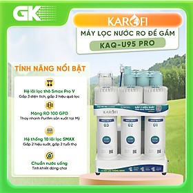 Mua KAQ-U95 PRO - Máy lọc nước RO Karofi KAQ-U95 Pro -  Hàng Chính Hãng