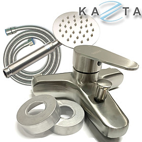 Vòi sen tắm nóng lạnh KAZTA KZ-SV02TM inox sus304 tay sen tròn thẩm mỹ