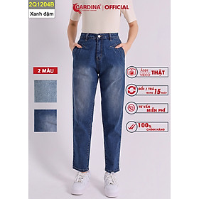 Quần Jeans Nữ CARDINA Cao Cấp Dáng Baggy Cài Khuy Có Khóa Kéo 2Q12  (Không Kèm Áo)