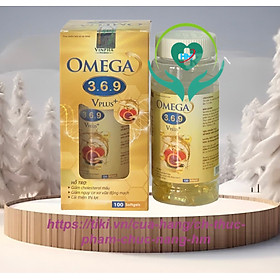 Hình ảnh OMEGA 369 Vplus+ - Hộp 100 viên - Làm giảm mỏi mắt, khô mắt