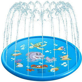 [Giảm Giá] Thảm phao phun nước size 170cm/150cm/100cm Bể bơi phao bơi, phao bơi cho bé, bể bơi phao