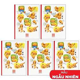 Combo 5 Vở Kẻ Ngang 120 Trang 58gsm Pupil Funny Pet - Hồng Hà 1100 (Mẫu Màu Giao Ngẫu Nhiên)