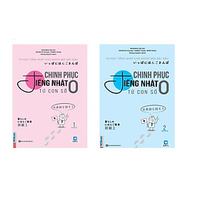 Combo Chinh Phục Tiếng Nhật Từ Con Số 0 - Tập 1 Và 2(Tặng kèm bút chì Kingbooks)