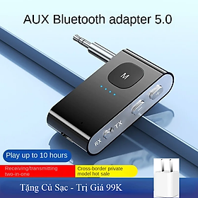 Mua ROGTZ - Bộ Thu Phát Bluetooth 5.0 BR02 Tích Hợp Micro  Hỗ Trợ Thẻ Nhớ Lên Tới 32Gb  Pin 500mAh Chơi Nhạc 10h. 3 In1 Bluetooth Receiver Audio Transmitter Wired Headset Speaker Amplifier Computer TV Upgrade To Bluetooth Using In Car - Hàng Chính Hãng