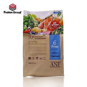 Hình ảnh [ VỊ CÁ HỒI 2KG  ] - Thức ăn hạt Organic ANF 6FREE cho chó nhập khẩu  HÀN QUỐC
