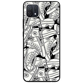 Ốp lưng dành cho Oppo A16K - Oppo A36 / A76 - Oppo Reno 7z 5G - Hoạ Tiết Giày Trắng Đen