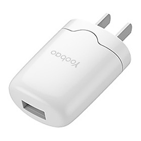 Mua Củ Sạc 1 cổng Y-720 1A YOOBAO Trắng - Hàng chính hãng