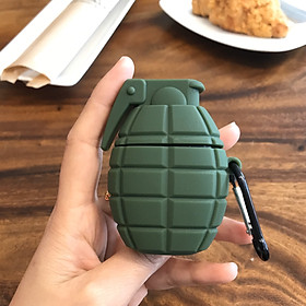 Mua Case Ốp Silicon Bảo Vệ Cho Apple AirPods / AirPods 2 Hình Trái Lựa Đạn