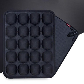 Motorcycle Back Seat Cushion Air Seat Pad Pressure Relief Outdoor Touring