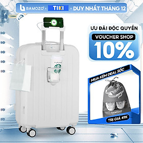 Vali du lịch BAMOZO cao cấp 8812 vali kéo nhựa được bảo hành 5 năm