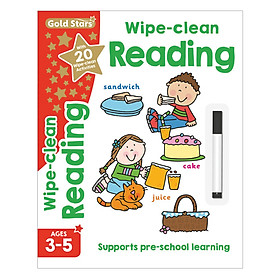 Gold Stars - Wipe - Clean Reading Ages 3-5
