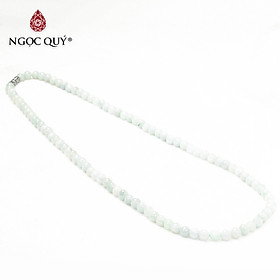 Chuỗi cổ tràng hạt cẩm thạch phỉ thúy 97 hạt 6mm mệnh hỏa, mộc - Ngọc Quý Gemstones