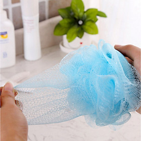 Bông tắm dạng lưới tạo bọt siêu mềm mịn cho bé - Màu ngẫu nhiên
