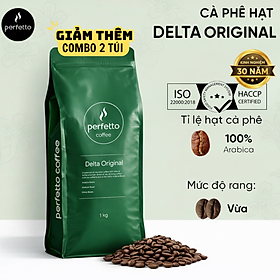 Cà phê hạt Perfetto - Delta Original (1000g)