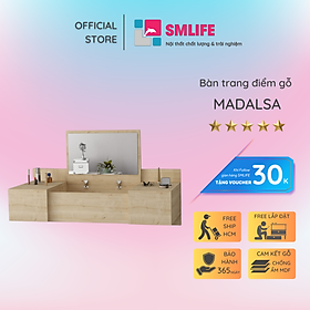 Mua Bàn trang điểm gương lật độc đáo SMLIFE Madalsa