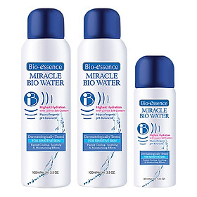Combo Xịt Khoáng Bio-essence Miracle Bio Water (100ml - 30ml)