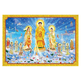 Mua Tranh Phật Giáo Tam Thanh 416 (40 x 60 cm)