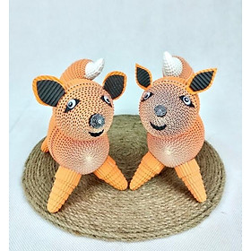 Đồ chơi thủ công giấy 3D Crazy PaperCraft Toy - Fox