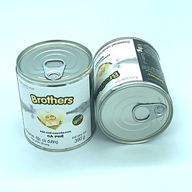 Combo 2 Lon Sữa đặc có đường Brothers Trung Nguyên 390gam Lon