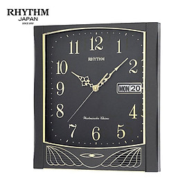 Đồng hồ treo tường Nhật Bản Rhythm CFH104NR02-  Kt 28.0 x 31.5 x 6.8cm, 1.44kg 