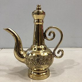 Mua Ấm bằng đồng vàng cao 23cm