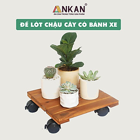 Đế Lót Chậu Cây Có Bánh Xe Dùng Để Chậu Cây Chậu Hoa Ngoài Trời Hoặc Trong