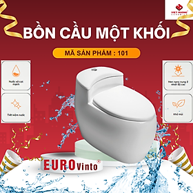 Mua BỒN CẦU MỘT KHỐi EUROVINTO CAO CẤP MÃ 101