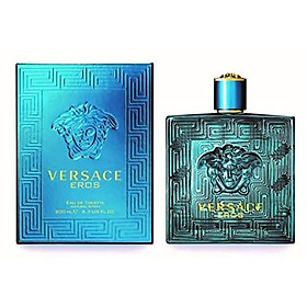 Versace Eros Men Eau De Toilette Spray, 6.7 Fluid Ounce