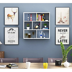 Mua Kệ Sách Treo Tường Tối Giản  Hiện Đại Juno Sofa CTKT242 KT 80x80x20cm