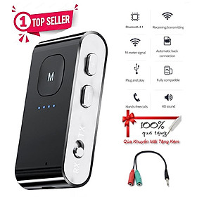 Mua Hàng Chính Hãng - Bộ Thu Phát Âm Thanh BR02 Bluetooth 5.0 Phạm Vi 10m Hỗ Trợ aptX Low Lantency Chống Ồn CVC Hỗ Trợ Thẻ Nhớ Lên Tới 128Gb Tích Hợp Micro Remote Chế Độ Thu Phát Linh Hoạt Nhỏ Gọn Kết Nối Dễ Dàng Điện Thoại Xe Hơi Oto - ROGTZ