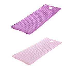 2pcs Beauty Massage Table Mattress Sheet Cover Pads 185x70cm Purple /Pink