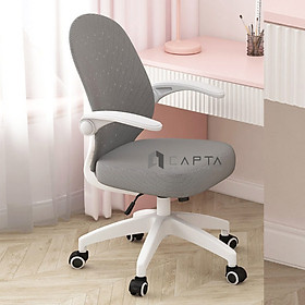 Mua Ghế học bài ở nhà màu xám CE1016-M Nội thất Capta Ghế xoay học sinh chống gù chống cận tay gập lên xuống chân tăng giảm độ cao có bánh xe Study chairs for kids