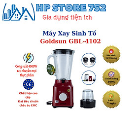 Mua Máy xay sinh tố Goldsun GBL4102 – Cối xay bằng thủy tinh bền đẹp - Hàng chính hãng - Xay mọi thực phẩm nhuyễn mịn