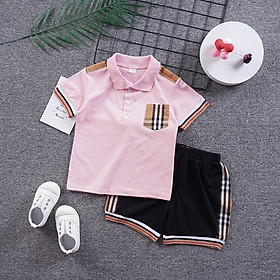 MH14 - Bộ quần áo thun Polo Cotton mềm mại, thoáng mát, cho bé từ 6 tháng - 7 tuổi