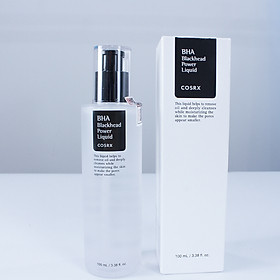 Tẩy da chết hóa học da mụn da dầu Cosrx BHA Blackhead Power Liquid 100ml