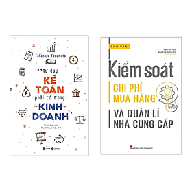 Hình ảnh Combo 2 Cuốn Tài Chính Kinh Doanh: Tư Duy Kế Toán Phải Có Trong Kinh Doanh + Kiểm Soát Chi Phí Mua Hàng Và Quản Lí Nhà Cung Cấp